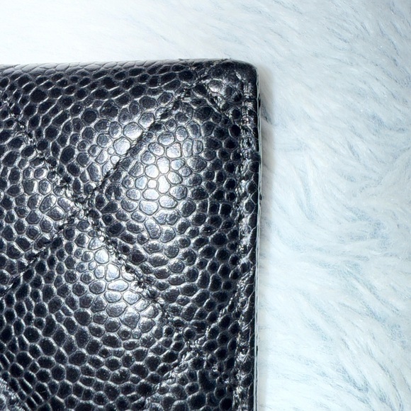Chanel Black Quilted Caviar Leather Wallet - Picture 9 of 9